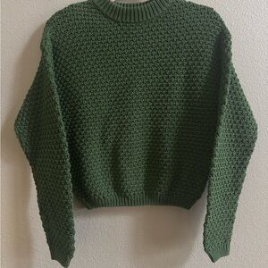 🌲Chunky green knit sweater🌲